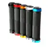 Manoplas de Guidão de Bicicleta Cuidadosamente Selecionadas, Manoplas com Trava, Manoplas Universais Antiderrapantes de Dupla Face para Guidão de Mountain Bike, Acessórios de Manopla de Borracha para Guidão