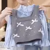 Conjunto de Tres Piezas de Otoño para Niñas 2025 Nueva Ropa Infantil Conjunto Moderno y Elegante de Camisa Chaleco Jeans para Niños Pequeños y Niños Pequeños