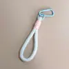 Shangheng de alta calidad, nuevo, colorido, de felpa, para teléfono móvil, correa corta, colgante de muñeca, llavero, accesorio para bolso, funda de teléfono móvil