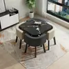 Conjunto simples de mesa e cadeira para negociação em escritório, mesa de recepção criativa para loja de milk tea, mesa redonda pequena de recepção casual, mesa de jantar