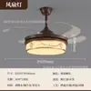 Nueva Lámpara de Techo Estilo Zen Estética Dinastía Song para Sala de Estar, Nuevo Estilo Chino Color Nogal Negro para Dormitorio, Comedor, Sala de Té