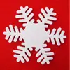 Comercio Exterior 25 de Diciembre Pegatinas y Accesorios de Copos de Nieve Navideños, Decoraciones Blancas de Copos de Nieve Navideños, Accesorios 3D al por Mayor