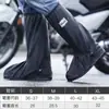 Cubrezapatos de lluvia para adultos son impermeables, antideslizantes, engrosados, resistentes al desgaste, portátiles, de tubo alto, unisex, adecuados para ciclismo al aire libre