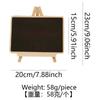 Placa de Exibição Vertical Quadro Negro Prancheta de Escrita Publicidade Stand Display Artesanato em Madeira Desenho Infantil Graffiti 20