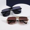 2212 haz ancho pie hueco metal montura generosa gafas de sol gafas de sol para hombre y mujer gafas Amazon al por mayor protección UV
