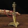 Tíbet Vajra Pong Demonio-baja Demonios Mazo Vajra Marioneta de Vajra Mazo Mazo de Vajra de Tres Caras Instrumento Clerical Salón Religioso