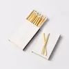 Fósforos de Seguridad en Caja Personalizada Velas Aromáticas Publicitarias Nostálgicas Encendedor para Cigarros Cumpleaños Pastelería Retro Encendido para Hornear