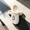 Nuevos Zapatos de Algodón con Patrón Lindo de Peluche para Pareja, Media Cubierta, para Uso en Casa y al Aire Libre, Zapatos de Invierno Impermeables, Envío Transfronterizo