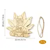 Amazon Halloween Natal Placa Decorativa de Madeira Pendurada TikTok Não Acabado diy Fatia de Madeira Xiyin Decoração de Porta Janela