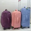 Apenas 2,6kg Mala de Mão em Tecido Oxford para Exportação Mala de Viagem 20 polegadas Mala de Tecido 24 Rodas Universais à Prova d'Água