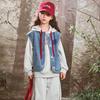 Chaleco de Mezclilla para Niñas para Primavera y Otoño 2026 Nuevo Estilo Chaqueta de Verano sin Mangas para Niñas Mayores Chaleco de Atuendo de Primavera