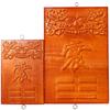 Punto de fábrica madera de durazno suplemento de esquina Bagua colgante en relieve suplemento de esquina marca esquina de casa suplemento colgante venta al por mayor