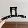 Pinza de Garra Negra con Pedrería Estilo Coreano para Mujer Parte Trasera de la Cabeza Pinza de Tiburón Pasador para el Cabello Pinza para Moño de Cabello Pasador Incrustado con Pedrería Sensación de Alta Gama Accesorios para el Cabello