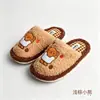 Pantuflas de algodón genuinas de invierno para niños Miffy, pantuflas de felpa con suela gruesa de dibujos animados para niños y niñas, lindas para uso interior en casa