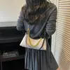 Bolsa Feminina Tendência de Luxo Leve 2026 Novo Estilo Única Versátil Bolsa Dumpling Bolsa de Ombro Estampada Bolsa Transversal Fashion com Corrente