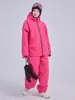 Ropa Nueva para Esquiar para Mujeres y Hombres, Impermeable y Cortavientos Profesional, Adecuada para Esquiar con Tabla Única y Doble, Cálida y Engrosada para Invierno, Conjunto de Equipo de Esquí para Parejas