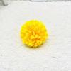 Flor Artificial flor hecha a mano decoración de flores crisantemo de bola redonda de 8 capas venta al por mayor flor pequeña tocado arreglo de flores artificiales en maceta