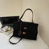 Bolso Tote de Gran Capacidad para Viajes Diarios Bolso Cruzado de Moda para Mujer Estilo Perezoso Bolso de Axila Bolso Cruzado de un Solo Hombro de Moda Ins