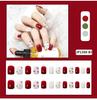 Unhas postiças estampadas curtas, médias e longas direto da fábrica, usando armadura, produtos acabados embalados, atacado para amostras de mapa, podem ser personalizadas
