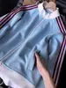 Sudadera con capucha de punto gofre a rayas para hombre, Otoño, Canalla, Fresca, De alta calidad, Para pareja, Chaqueta deportiva, Ropa de abrigo