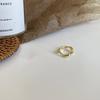 Anillo Minimalista Ola para Mujer para el Trabajo, Moda Vintage, Estilo Genial, Anillo Abierto de Gota de Agua, Anillo para Dedo Índice Hip-Hop, Apilable