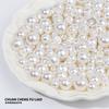 Botones de Perla, Estilo Pequeño Fragante, Botones de Ojo Oscuro de Alto Brillo, Pies Metálicos, Botones de Camisa, Botones Decorativos de Cheongsam, Accesorios para Chaquetas de Suéter