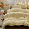 Juego de Sábanas de Algodón Lavables, Juego de Cuatro Piezas para Todas las Estaciones, Adecuado para Dormitorios Estudiantiles, Lavable a Máquina