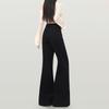 Jeans Wide Leg Azul Petite Retro de Cintura Alta 2025 Moda Casual Vintage Calças Soltas Comprimento Total para Mulheres
