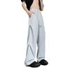 Pantalones Casuales de Pierna Recta para Hombre 2024 Nuevos Talla Grande Sueltos Pantalones de Seda de Hielo All-Star Moda para Hombre Deportivos de Color Sólido Pantalones para Hombre
