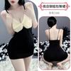 Pijama Sexy para Mujer Celebración Cibernética Sexy Camisón Falda de Encaje Otoño e Invierno Ropa Interior Sexy Falda de Cadera Estilo de Alta Gama