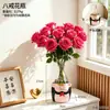 Ornamento de vaso de vidro Desenho Animado Jornada ao Oeste para arranjo de flores da sala de estar, fofo para decoração de quarto de casa com buquê de flores secas
