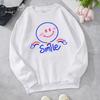 Suprimento transfronteiriço Xiyin Novo padrão de grafite personalizado 2D impresso moletom de gola redonda primavera e outono moletom de manga comprida para jovens