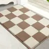 Alfombrilla Simple para Eliminar Suciedad y Polvo de la Entrada, Felpudo Absorbente Antideslizante para Baño, Alfombra de Entrada, Felpudo para Recibidor del Hogar