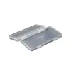 Caja de plástico rectangular transparente de polipropileno, cuadrada, abatible, grande, plana, transfronteriza, 1,7 cm