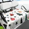 Suministro Especial Transfronterizo de Cojines para Asientos de Carritos de Golf, Cubiertas Antipolvo, Fundas para Asientos, Fundas Protectoras para Asientos de Vehículos Turísticos, Serie Navideña