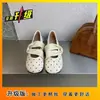 Artículo esencial cómodo y versátil para el uso diario Diseño de cordones suave Zapatos Mary Jane de lunares 2026 Nuevo artículo de verano
