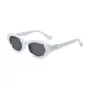 Óculos de Sol Retrô Sexy de Estilo Oval Europeu e Americano para Rostos Redondos, Emagrecimento, Proteção Solar de Férias de Alta Qualidade, Óculos de Sol da Moda