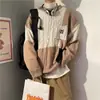 Suéter Navideño Fair Isle para Hombre, Estilo Retro Japonés, Marca de Moda Gruesa Vintage, Ropa de Punto de Invierno al por Mayor
