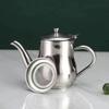 Pote de Óleo Espesso com Filtro, Bule de Vinho Doméstico à Prova de Vazamento de Aço Inoxidável, Garrafa para Despejar Óleo de Cozinha, Pote de Onças, Recipiente de Óleo