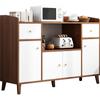 Aparador Gabinete de Almacenamiento Cocina Sala de Estar Moderno Minimalista Gabinete para Té Alacena Simple Gabinete para Tazones Gabinete de Exhibición de Almacenamiento para el Hogar