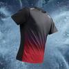 Playera Deportiva para Hombre Verano Seda de Hielo Secado Rápido Manga Corta Fitness Running Top Malla Baloncesto Ropa de Entrenamiento Duradera Venta al por Mayor