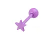 Barra para piercing de cuerpo humano transfronteriza, piercing acrílico para la lengua, acero inoxidable, joyería de Halloween, adornos perforados para la lengua al por mayor