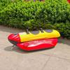 Cohete Hot Dog Inflable Wakeboard PVC Espesado Resistente al Desgaste Surf Acuático Remolcable Inflable Bote Banana para Dos Personas