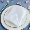 Algodón Estilo Europeo Hotel Servilleta de Tela Jacquard Estampado Servilleta de Algodón Simple Paño para la Boca Esterilla Servilleta Suministro Directo de Fábrica