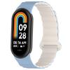 Extra Grande Adecuado para Correa Mi Band 8 miband Correa de Silicona de Dos Colores Correa Magnética de Succión Mi Band 8