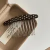 Pente de inserção estilo princesa grampo de cabelo sem costura para mulheres adultas franja arrepiada artefato de styling coroa alta pente de cabelo volumoso grampo de cabelo