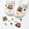 Patos de Resina Desenho Animado Acessórios para Sapato Crocs Charms de Sapato Destacáveis DIY Atacado do Fabricante