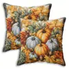 Nueva Funda de Cojín de Cosecha de Otoño Más Vendida Transfronteriza Amazon Temu Sofá del Hogar Funda de Cojín de Calabaza