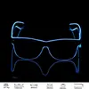 Gafas Luminosas LED, Gafas de Luz Fría El, Accesorios para Fiestas de Discoteca y Actuaciones