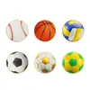 Nuevo Broche Creativo de Pelota Deportiva Forma de Fútbol Voleibol Béisbol Baloncesto Accesorios para Ropa Insignia de Aleación Esmaltada Goteo de Aceite